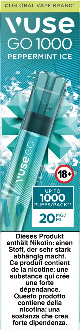 Vuse Go 1000 Peppermint Ice 20Mg 1