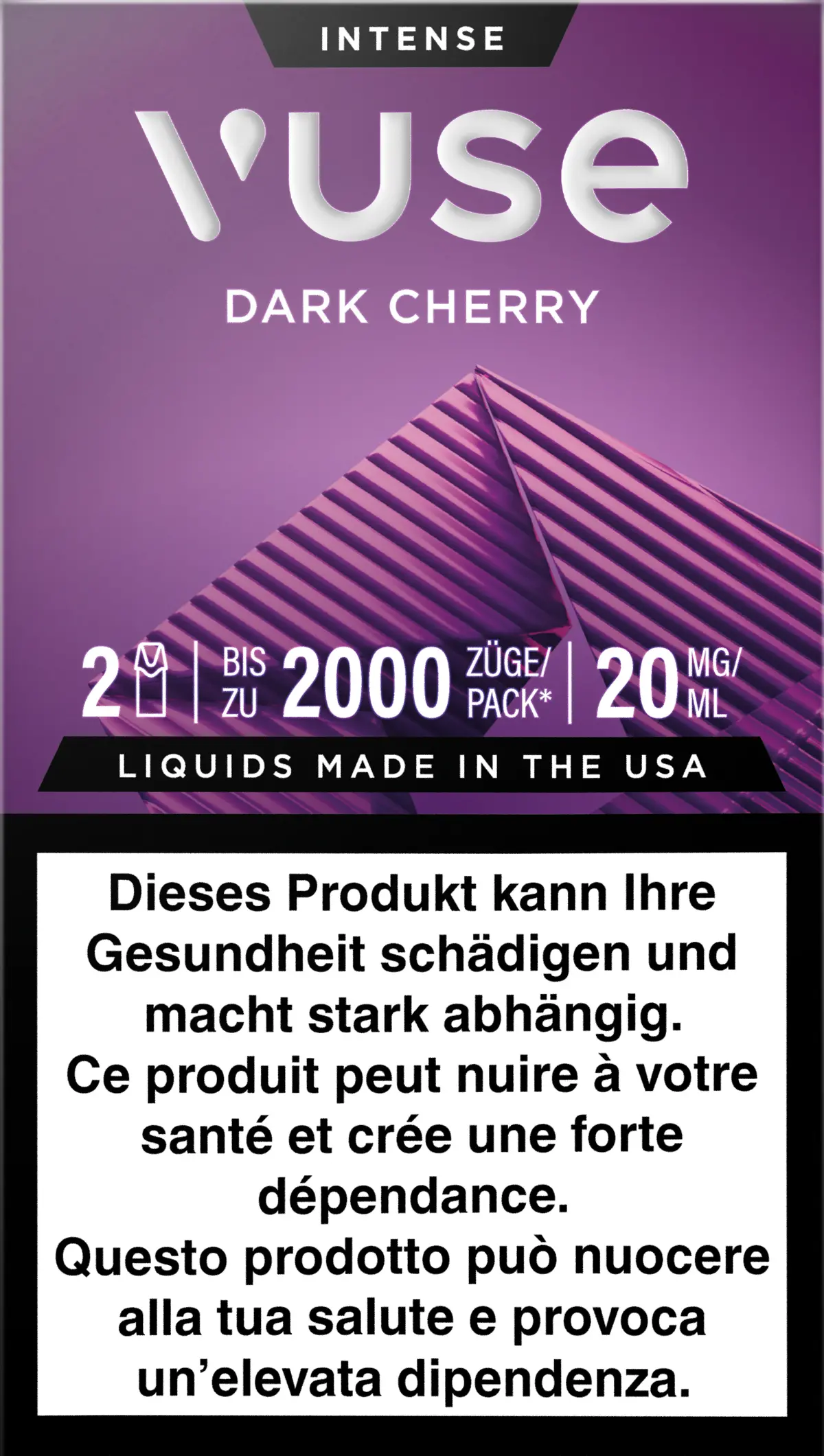 Vuse Pod Dark Cherry 20Mg 2Pods 1