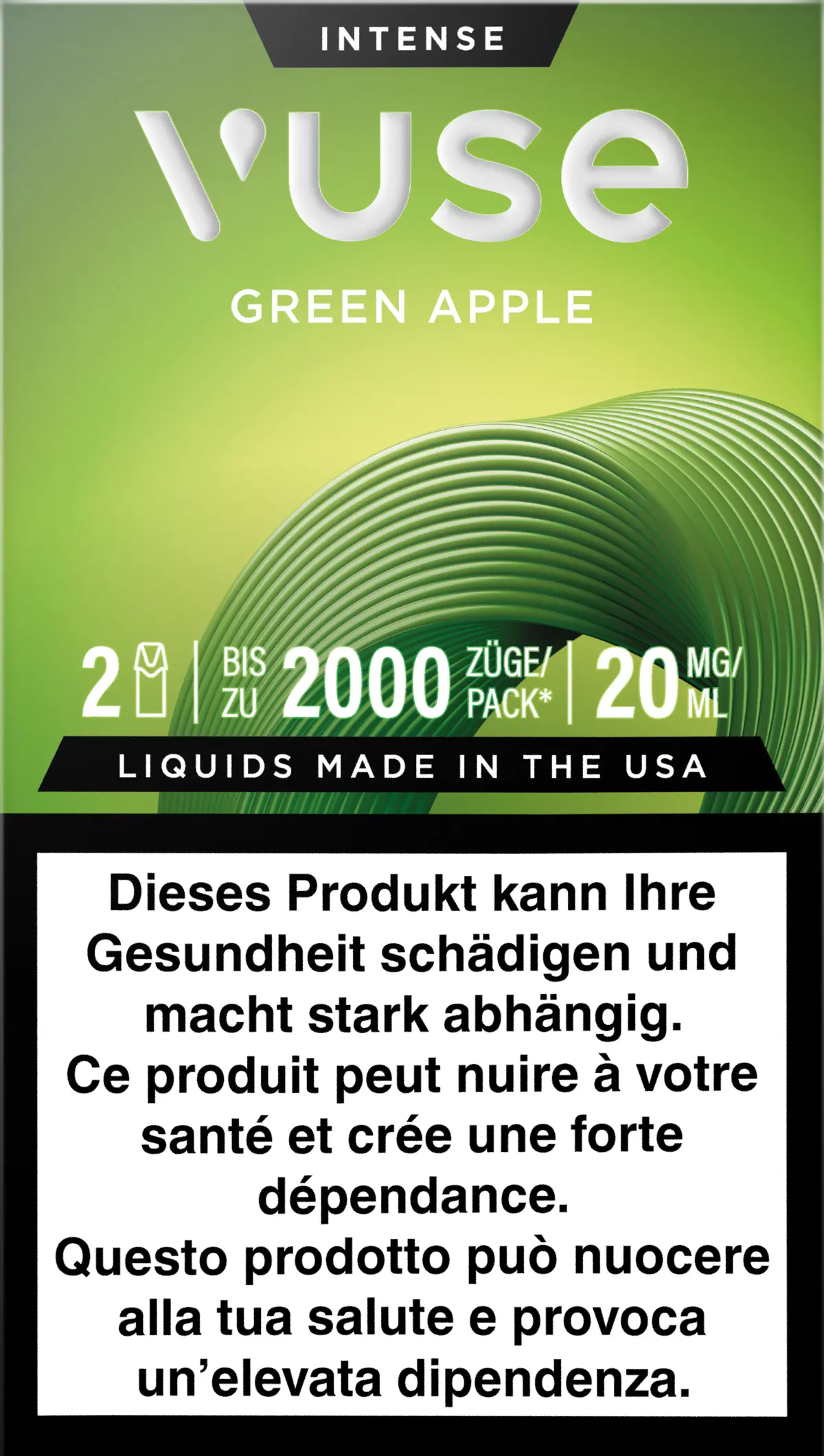 Vuse Pod Green Apple 20Mg 2Pods 1