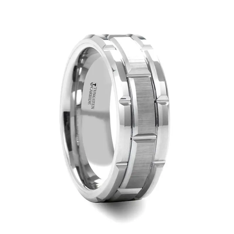 Warwick | Tungsten Ring Alternating Grooves 1