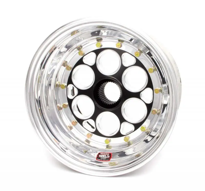 Weld Left Rear Micro Magnum Wheel 10" X 8" X 3" 27 Spline No Bead Lock 1
