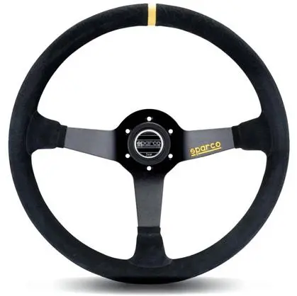 Sparco Strwhl 368 Suede Black 1