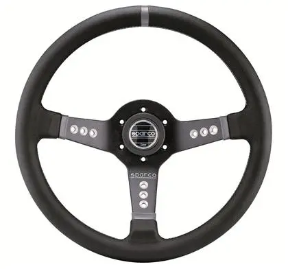 Sparco Strwhl L777 Leather Black 1