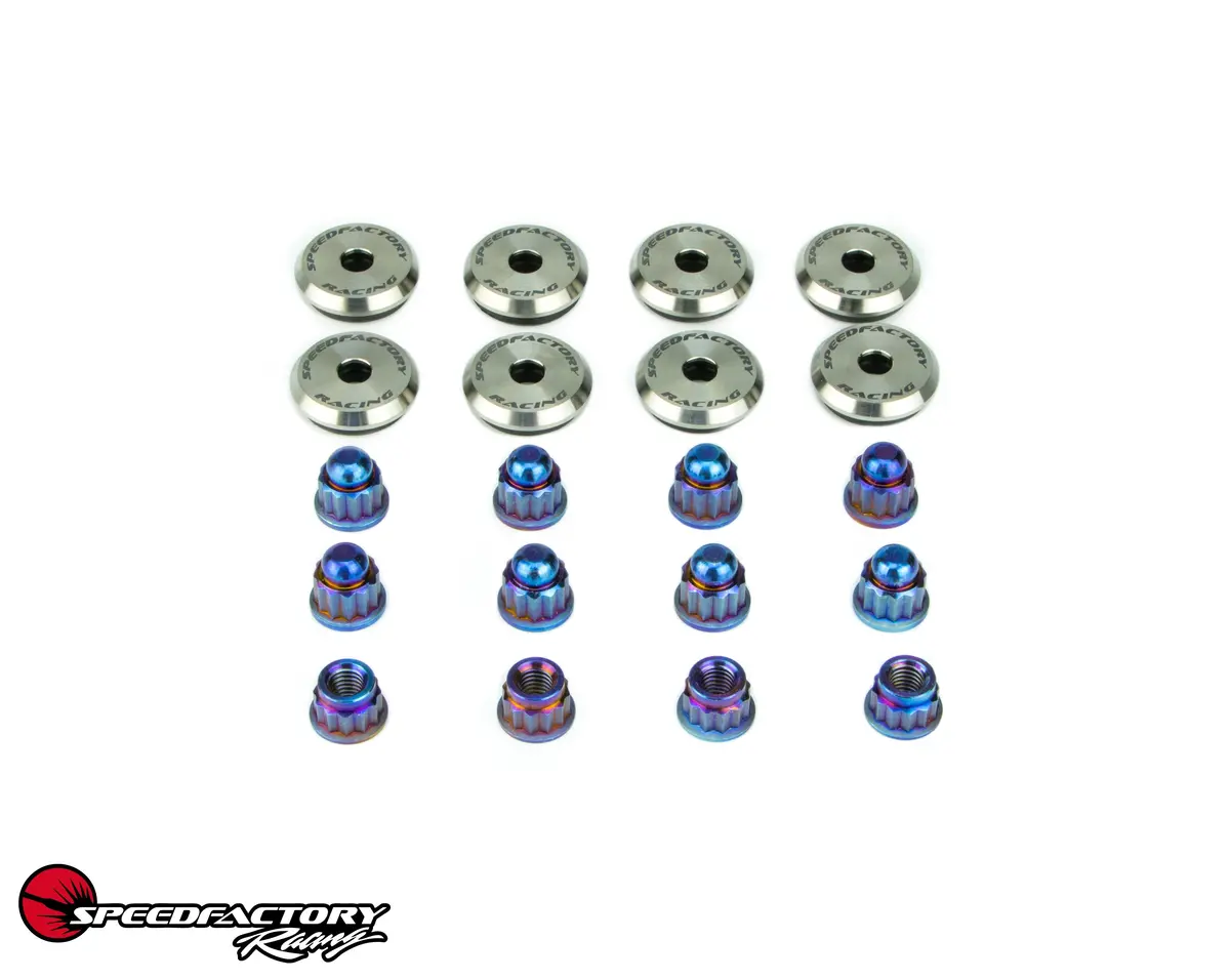 Speedfactory Racing B-Series Vtec Titanium Valve Cover Hardware Kit 2