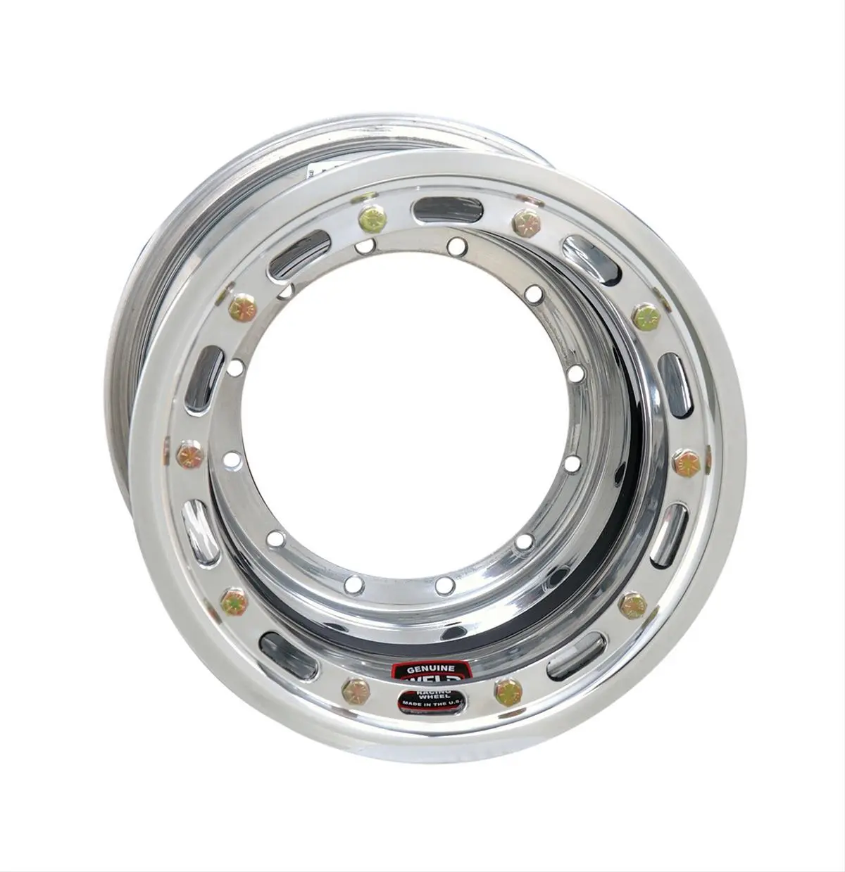 Weld Sprint Direct Mount Front Wheel 15" X 8" X 3" Outer Bead-Loc - Polished 1