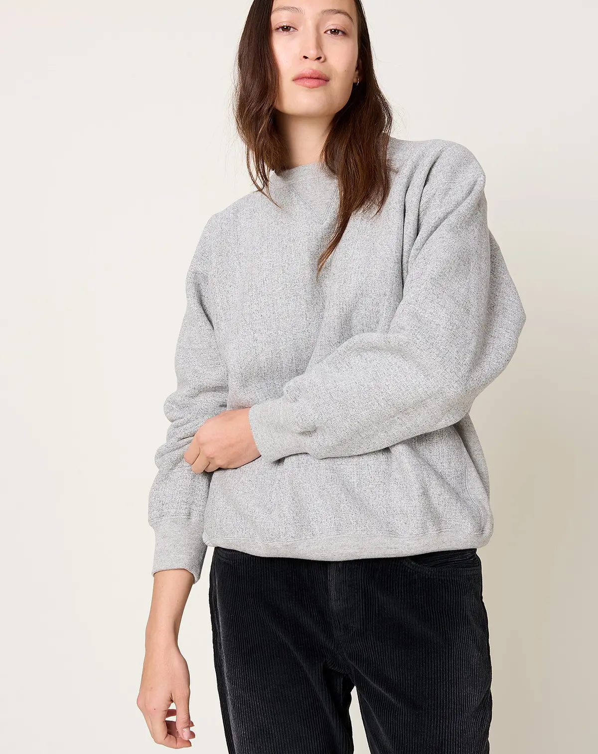 Tsuriami Athletic Sweater In Heather Grey 1