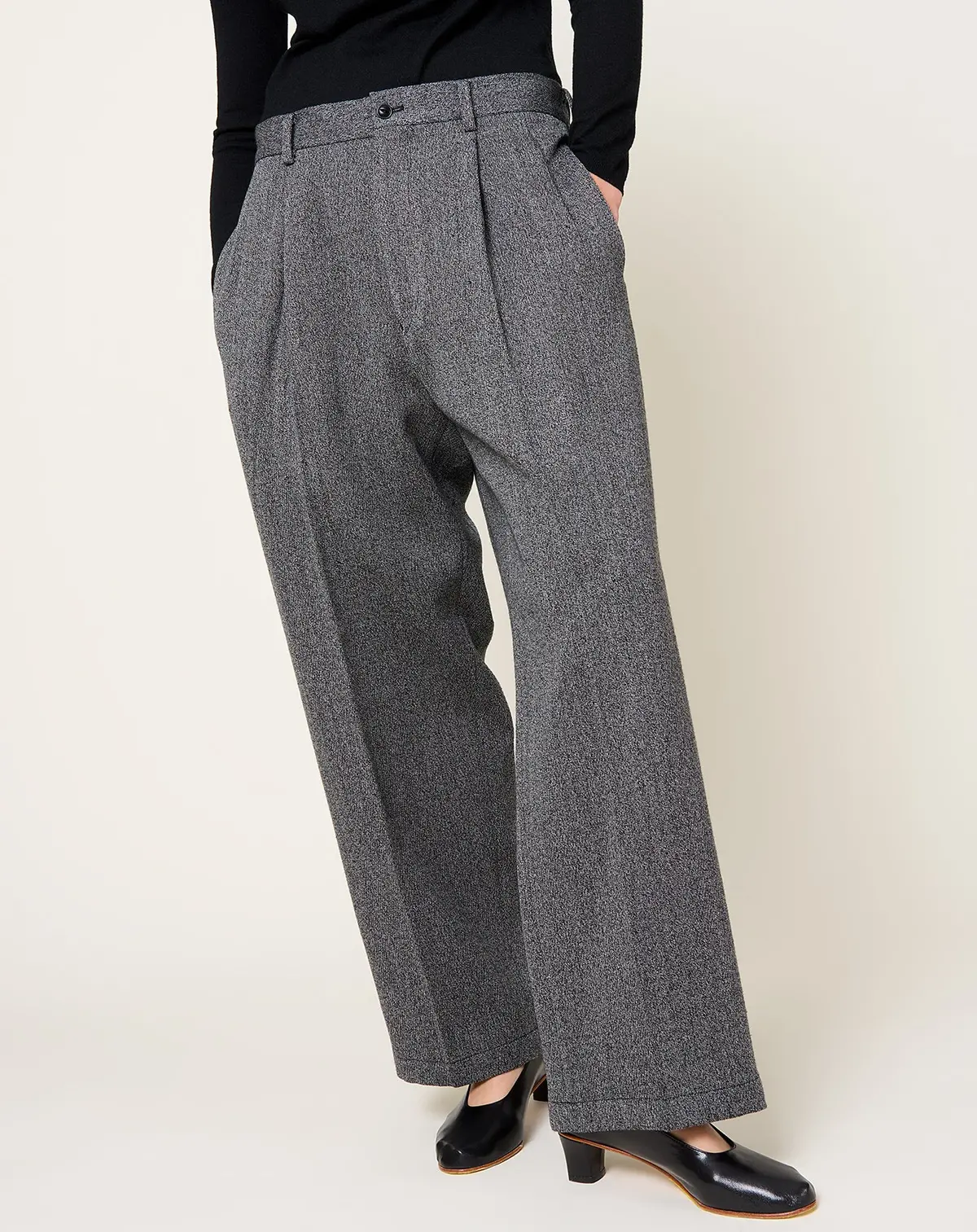 Whipcord Double Pleated Trousers 1