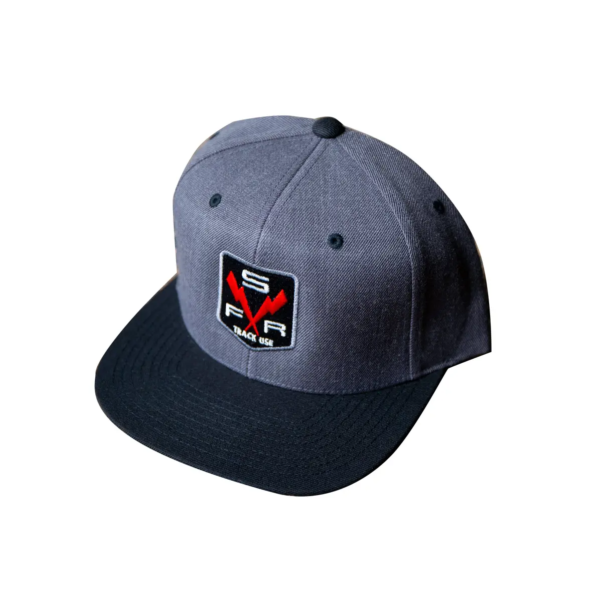 Speedfactory Racing - Track Use Badge - Dark Heather Grey Snap Back 1