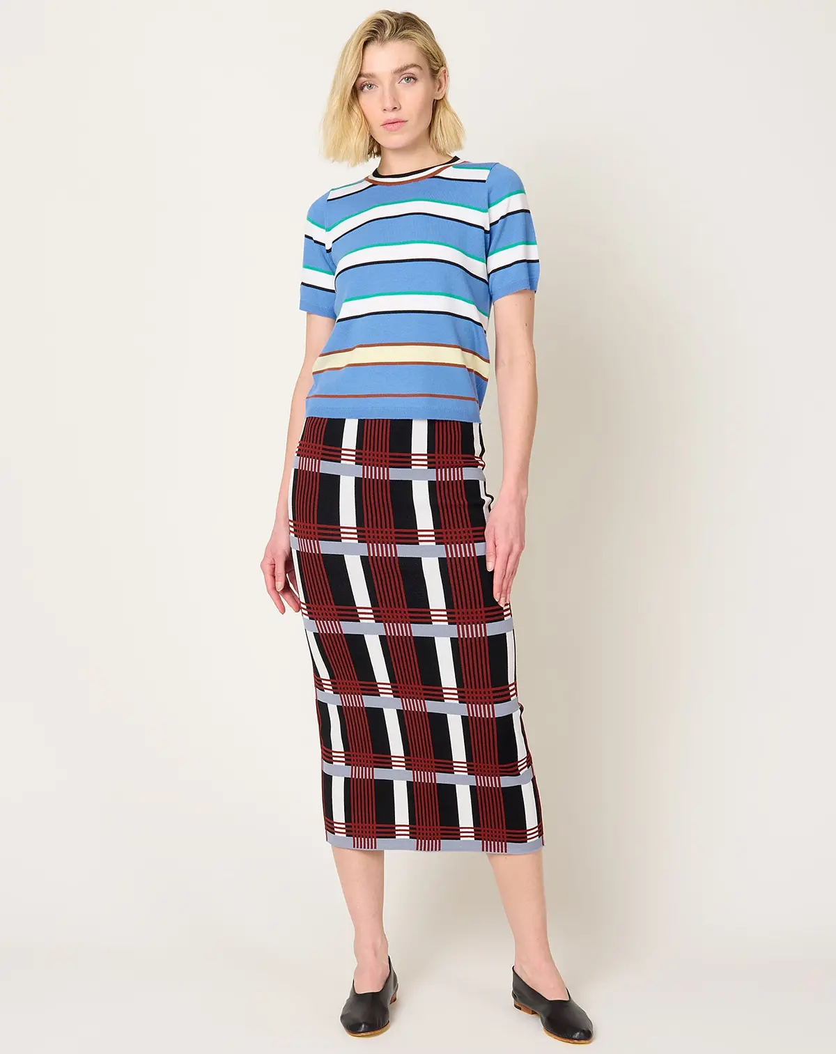 Alina Jacquard Skirt 1