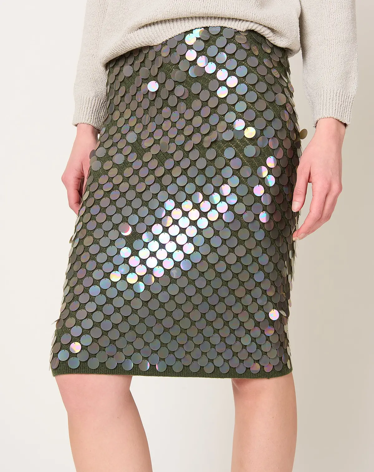 Matteo Skirt In Olive 1