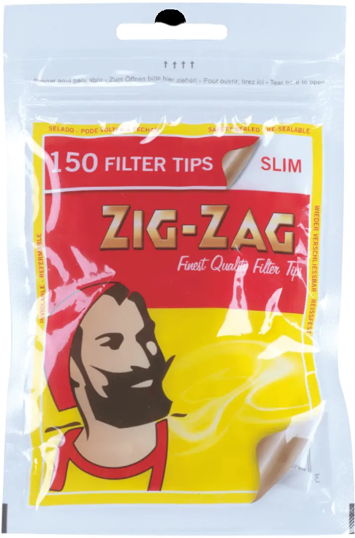 Zigaretten Filter Zig Zag Slim 150 Stück 1