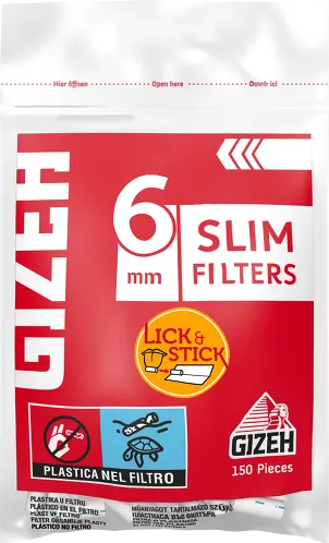 Zigarettenfilter Gizeh Slim 1