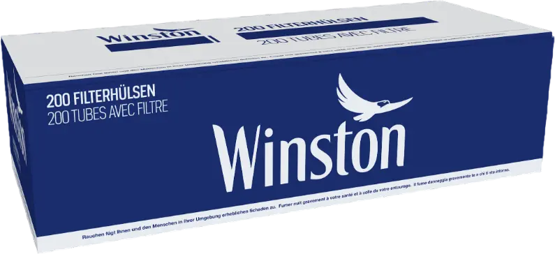 Zigarettenhülsen Winston Blue 200 Stück 1