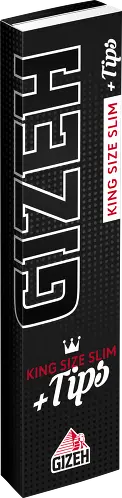 Zigarettenpapier Gizeh Black King Size Slim + Tips 1
