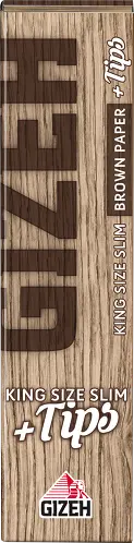 Zigarettenpapier Gizeh Brown King Size Slim+Tip 1
