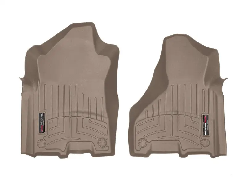 Weathertech Front Floorliners For 2019–2024 Dodge Ram 2500/3500 Crew & Mega Cab – Tan 1