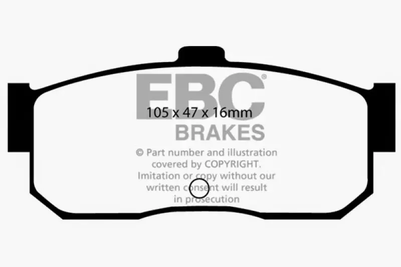 Ebc Ultimax2 Rear Brake Pads For 1991–1997 Infiniti G20 2.0L 1