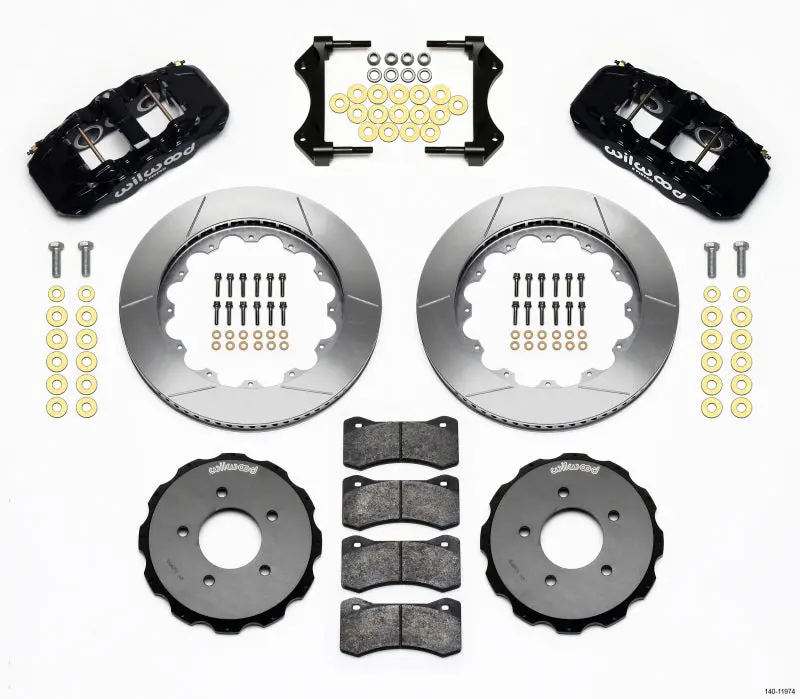 Wilwood Aero6 Front Brake Hat Kit For 1999–2006 Bmw E46 1