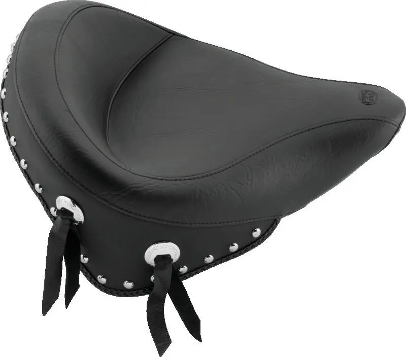 Mustang Retro Tank Bib For Honda Vtx1300 Models (2003–2009) – Black With Stud Accents 1