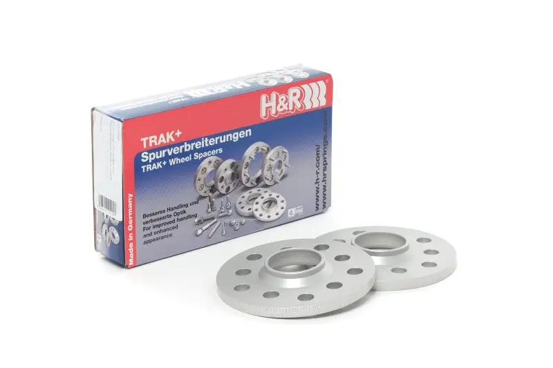 H&R Trak+ 7Mm Wheel Spacers – 5X130 Bolt Pattern, 71.6Mm Center Bore, M14X1.5 Thread (Black) 1