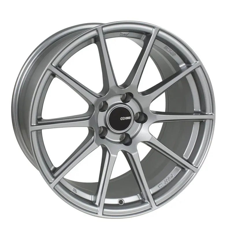 Enkei Ts10 Forged Alloy Wheel – 18X8.5", 5X114.3 Bolt Pattern, 35Mm Offset, 72.6Mm Hub Bore, Gunmetal Gray 1