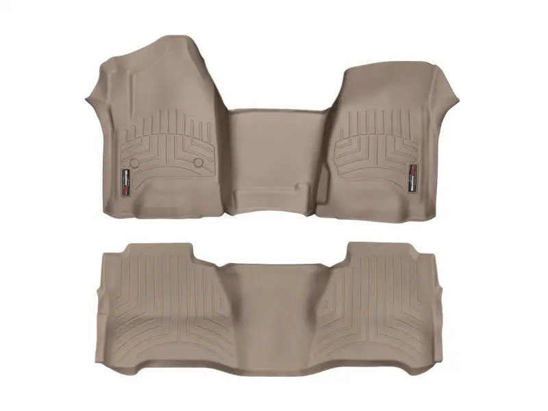 Weathertech Front Floor Liner – Tan Color, Universal Fit For Most Vehicles 1