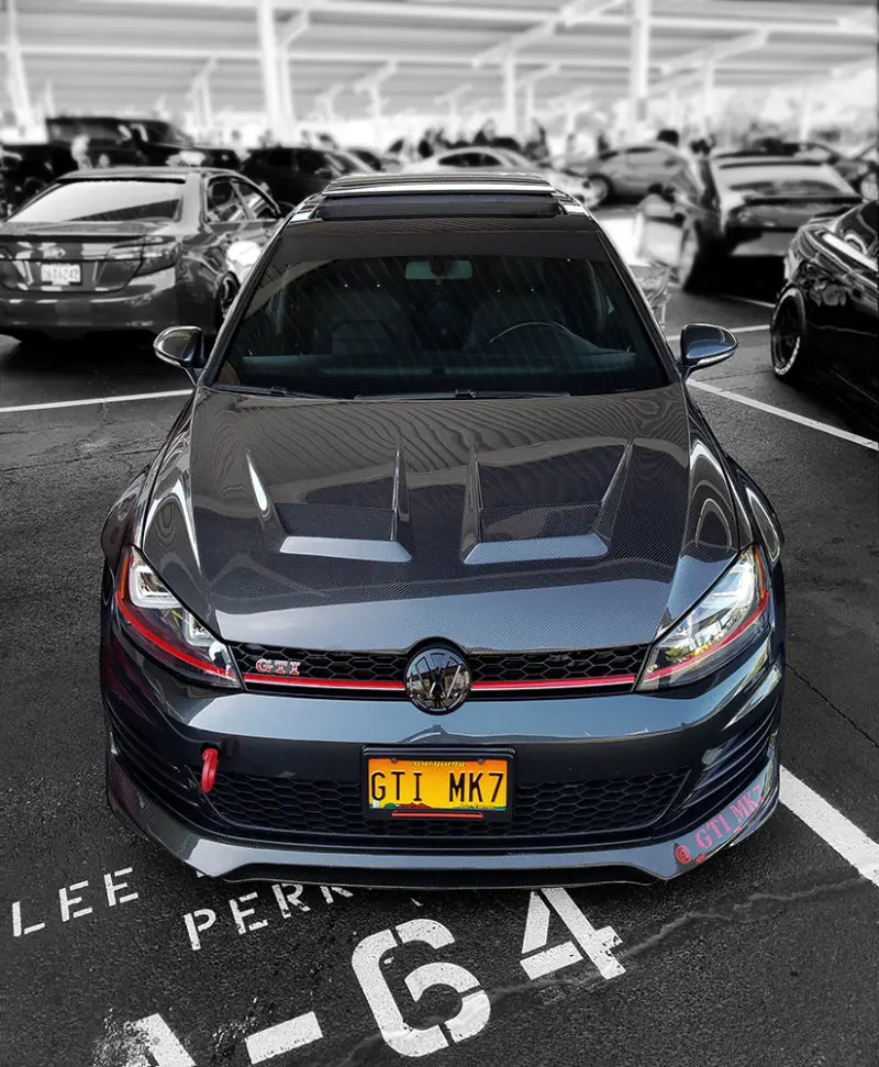 Seibon Carbon Fiber Hood – Dv-Style Lightweight Replacement For 2015–2020 Volkswagen Golf Mk7 1