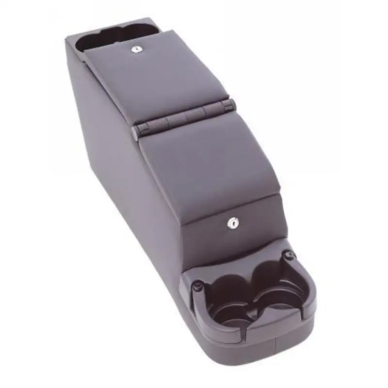 Rampage Deluxe Locking Center Console For 1976–1983 Jeep Cj-5 – Grey Interior Trim 1