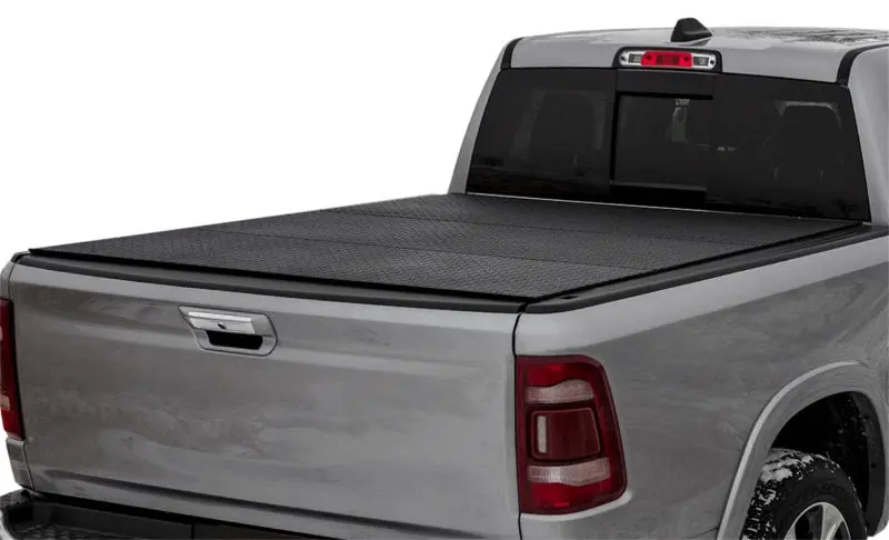 Access Lomax Tri-Fold Truck Bed Cover For 2019 Dodge Ram 1500 (5'7" Box, Excludes Classic Model) – Black Diamond Mist 1