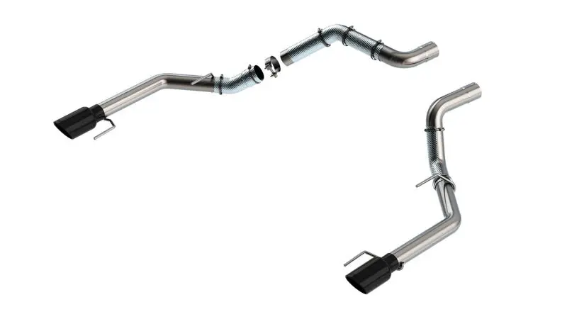 Borla 3-Inch Connection Pipe With 4.5-Inch Black Chrome Exhaust Tip For 2021–2023 Ford Raptor 1