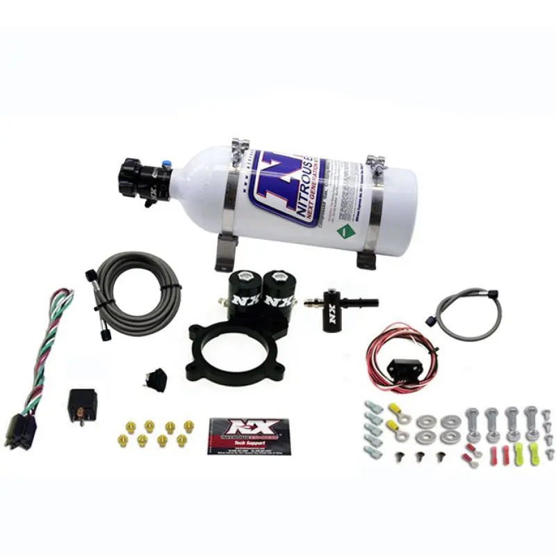 Nitrous Express Nitrous Plate Kit For 2014+ Gm 5.3L Trucks – 50–250 Hp Range, Includes 5-Lb Bottle 1