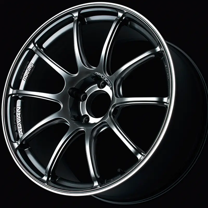 Advan Rzii Racing Wheel – 16X6.5", +45Mm Offset, 4X100 Pcd, 63Mm Center Bore, Hyper Black Finish With Accent Ring 1