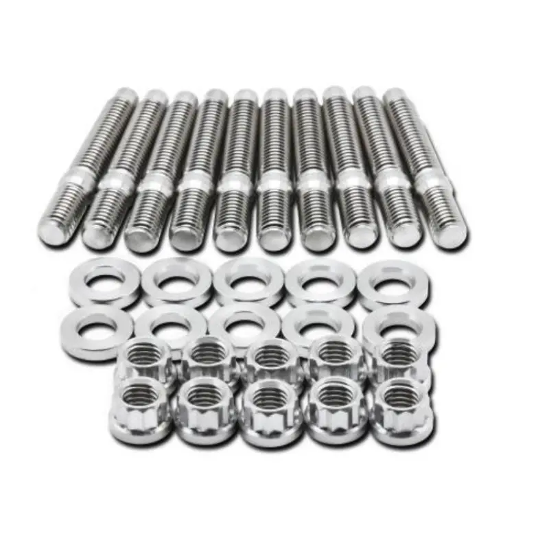Blox Racing Stainless Steel Intake Manifold Stud Kit – Sus303, M8×1.25×55Mm, 9-Piece Set 1
