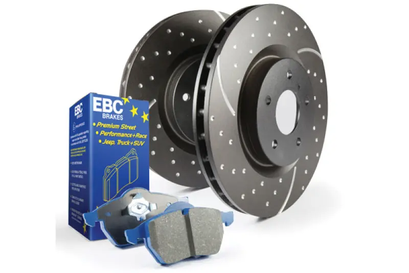 Ebc S6 Brake Kit: Bluestuff High-Performance Pads + Gd Rotors 1