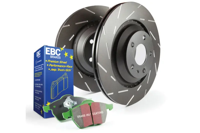 Ebc Greenstuff Brake Pad & Usr Drilled & Slotted Rotor Kit – S2 Series 1