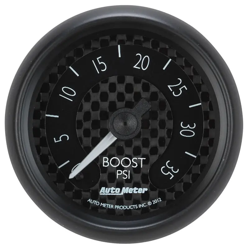 Autometer Gt Series 52Mm Mechanical Boost Gauge – 0–35 Psi Range, Direct-Mount Analog Readout 1