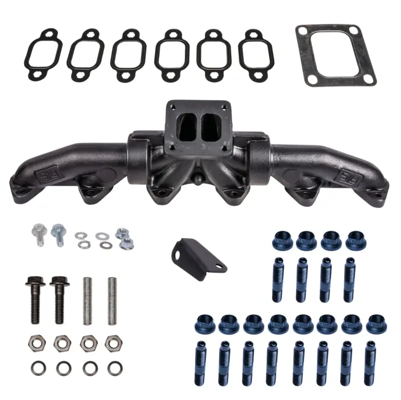 Ats Diesel Pulse-Flow Exhaust Manifold Kit For 1994–1998 Dodge Ram 5.9L Cummins 1