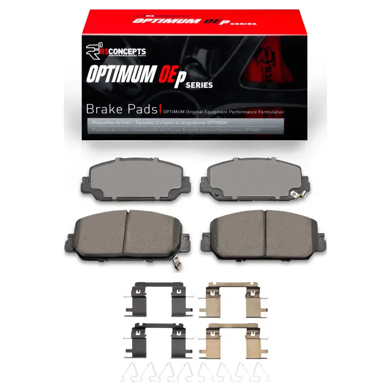 R1 Optimum Oe-Style Front Brake Pad And Hardware Kit For 2017–2019 Honda Cr-V 1