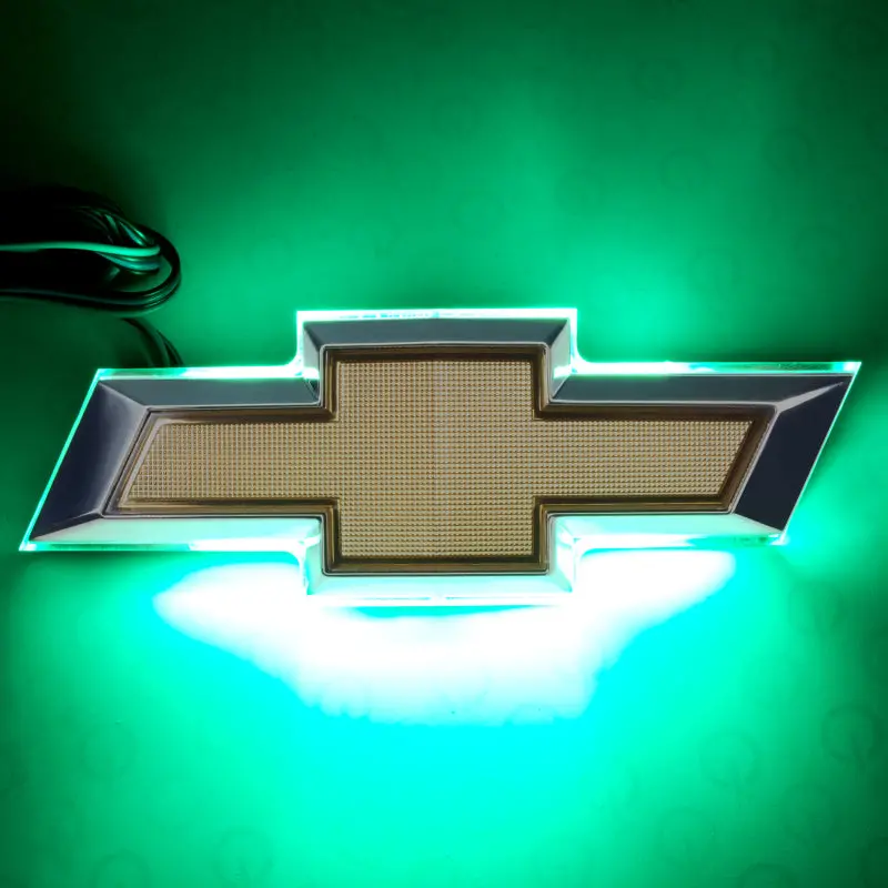 Oracle Green Illuminated Chevrolet Bowtie Emblem – Includes Warranty Coverage 1