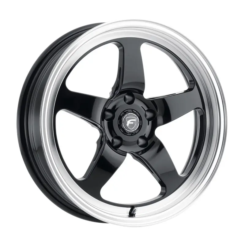 Forgestar D5 Drag 18X5.0 / 5X114.3 Bp / Et-23 / 2.125In Bs Gloss Black Wheel 1