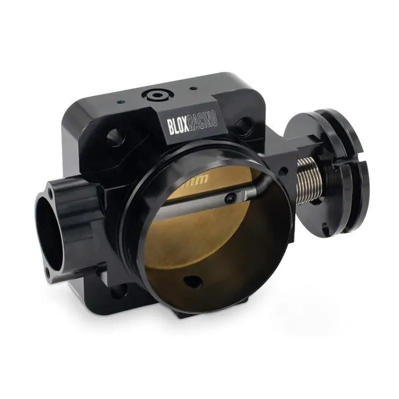Blox Racing Billet Throttle Body – 76Mm Black Anodized Unit For Honda B/D/H/F-Series Engines 1