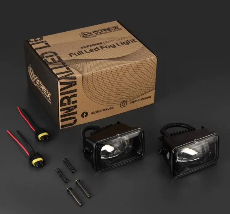 Alpharex Dual-Color Led Projector Fog Light Kit With Doubletap Control For 2015–2020 Ford F-150 And 2017–2022 Super Duty 1