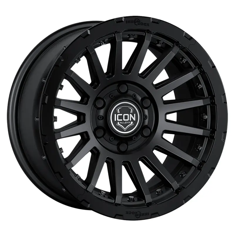 Icon Recon Pro Alloy Wheel – 17X8.5", 8X170Mm Bolt Pattern, 6Mm Offset, 5" Backspace – Satin Black Finish 1
