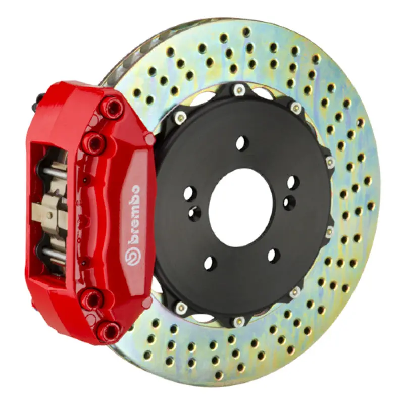 Brembo Gt Big Brake Kit For 2000–2006 Celica / 2003–2007 Matrix / 2004–2010 Scion Tc – Front, Drilled Rotors (328X28Mm) 1
