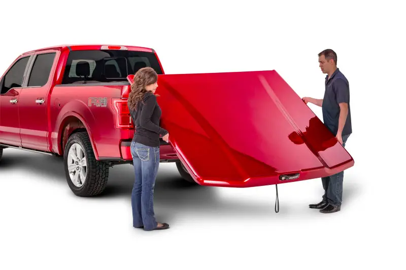Undercover Elite Lx Hard Tonneau Cover For 2020+ Ford F-150 Extended/Crew Cab (5.5Ft Bed) – Star White Pearl 1