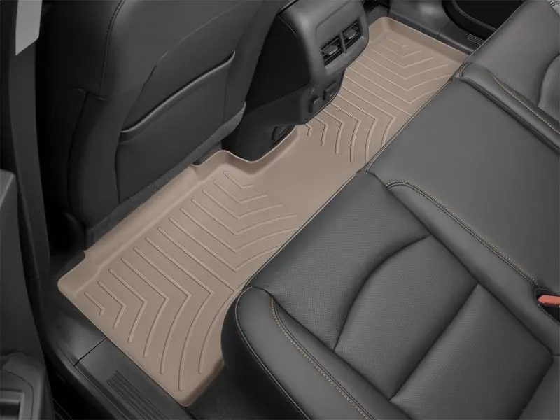Weathertech Rear Floorliner – Precision-Cut Tan Mat For 2019+ Ram 2500/3500 Heavy-Duty Trucks 1