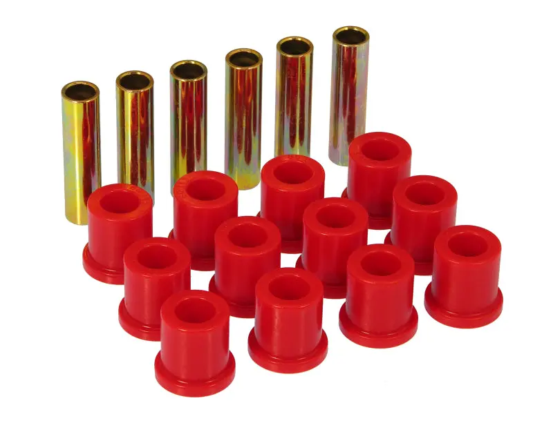 Prothane Rear Leaf Spring Bushing Kit For 1973–1979 Ford F-100 – Red Polyurethane 1