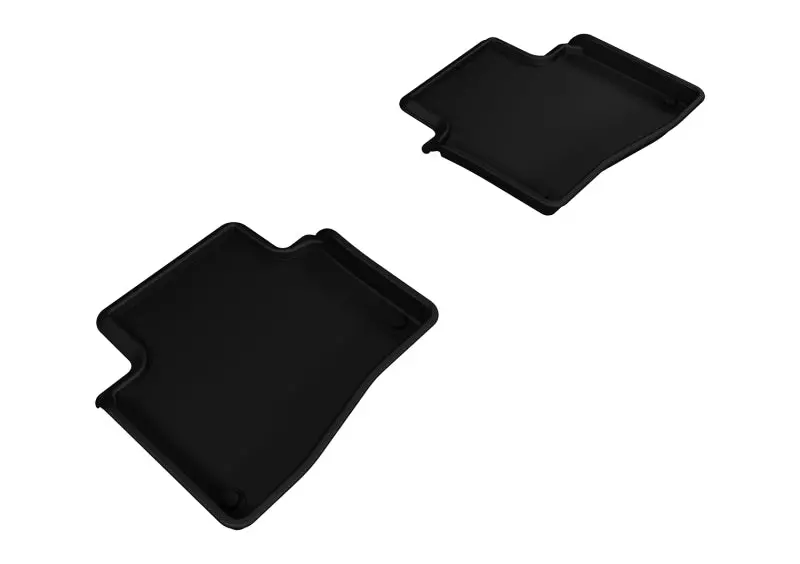 3D Maxpider Custom-Fit 2Nd Row Floor Mats For 2013–2019 Cadillac Xts – Kagu Design, Black 1