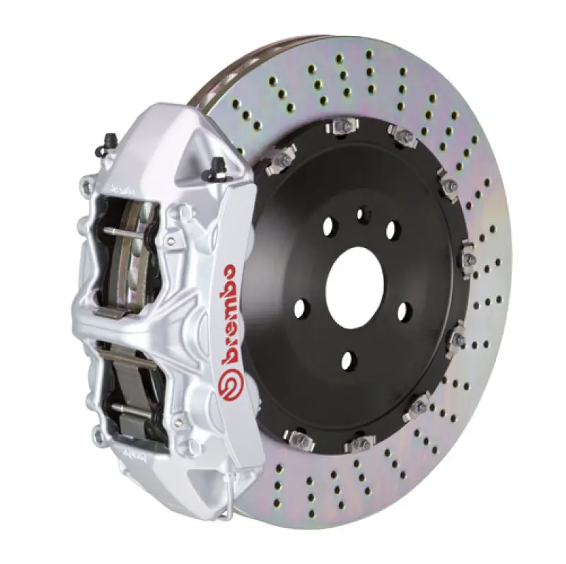 Brembo 12-15 Ml350 Front Gt Bbk 6 Piston Cast 405X34 2Pc Rotor Drilled-Silver 1