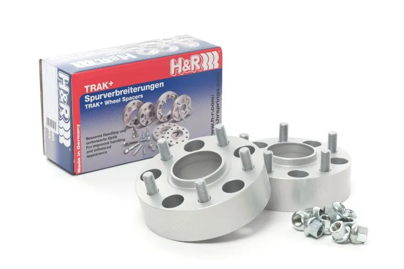 H&R Trak+ 30Mm Wheel Adapters – 5X120Mm, 64Mm Center Bore, M14X1.5 Thread, Black 1